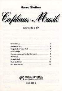 Steffen, H: Cafehaus Musik
