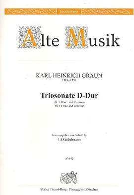 Graun, C H: Triosonate D-Dur