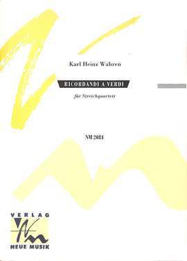 Wahren, K H: Ricordandi a Verdi
