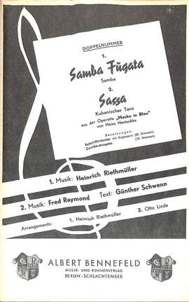 Samba Fugata + Sassa (aus Maske in Blau)