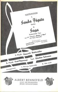 Samba Fugata + Sassa (aus Maske in Blau)