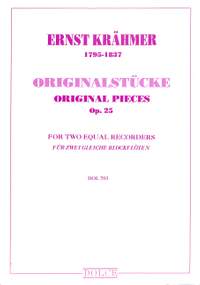 Kraehmer, E: Originalstücke op 25