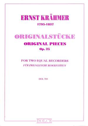 Kraehmer, E: Originalstücke op 25