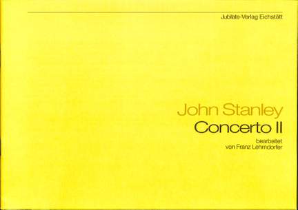 Stanley, J: Concerto 2