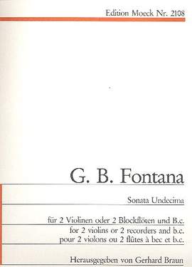 Fontana, G B: Sonata undecima