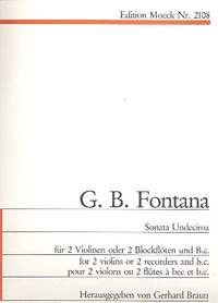 Fontana, G B: Sonata undecima