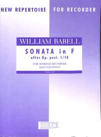 Babell, W: Sonate F-Dur op 1/10