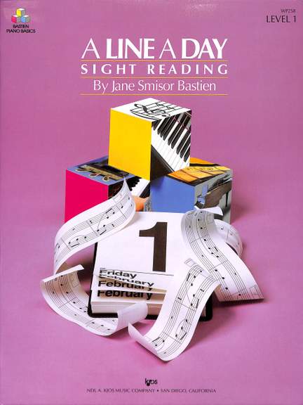 Sight reading 1 - a line a day