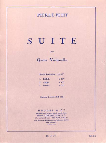 Petit, P: Suite