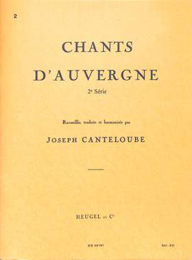 Canteloube, J: Chants d'auvergne 2