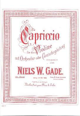 Gade, N W: Capriccio
