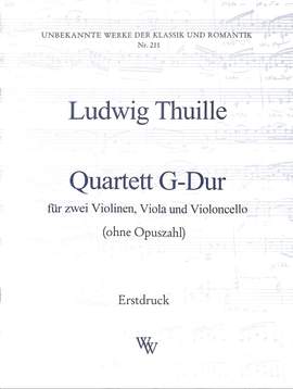 Thuille, L: Quartett G-Dur