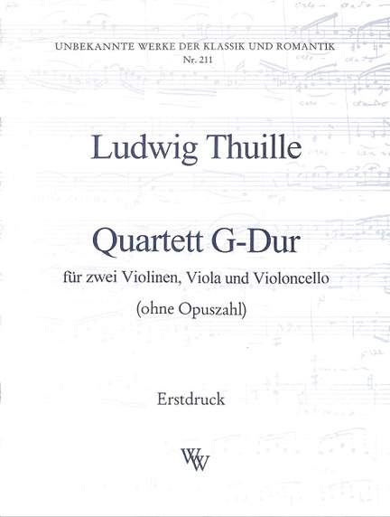 Thuille, L: Quartett G-Dur