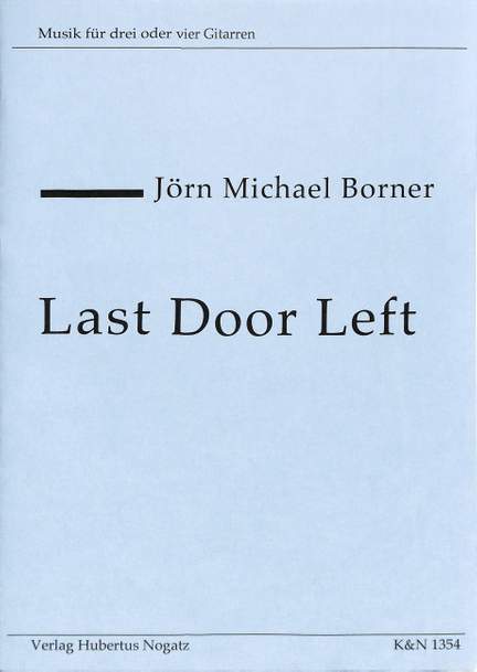 Borner, J M: Last door left