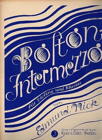 Nick, E: Boston Intermezzo