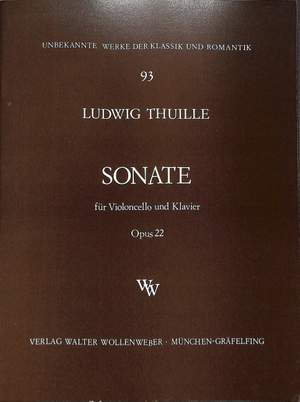 Thuille, L: Sonate op 22