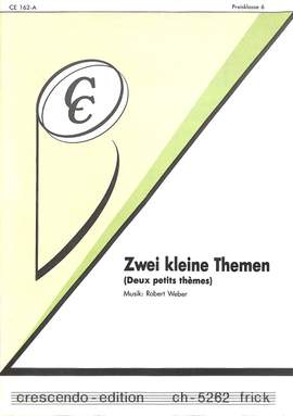 Weber, R: 2 kleine Themen