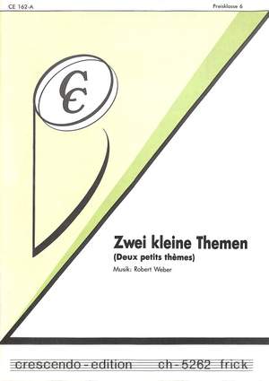 Weber, R: 2 kleine Themen