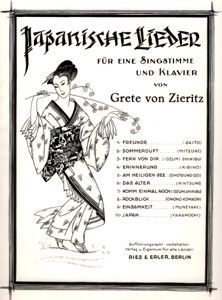 Zieritz, G v: Japanische Lieder