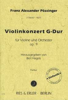 Poessinger, F A: Konzert G-Dur op 9