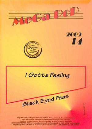 Black Eyed Peas, T: I gotta feeling 2009/14