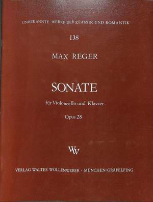 Reger, M: Sonate 2 g-moll op 28