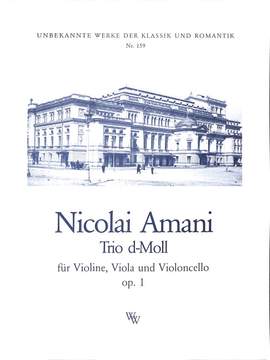 Amani, N: Trio d-moll op 1