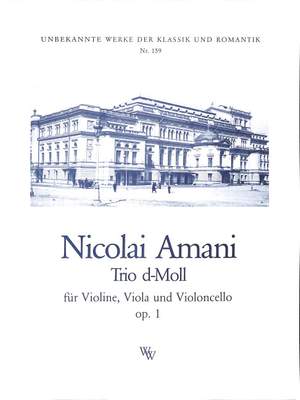Amani, N: Trio d-moll op 1