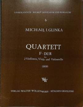 Glinka, M: Quartett 2 F-Dur