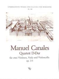Canales, M: Quartett D-Dur op 3/1