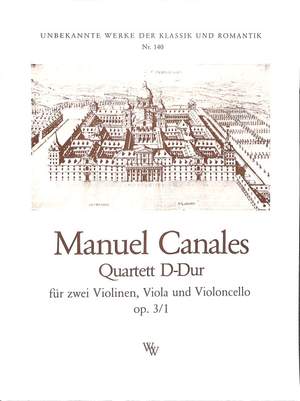 Canales, M: Quartett D-Dur op 3/1