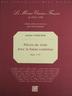 Pieces de viole avec la basse continue