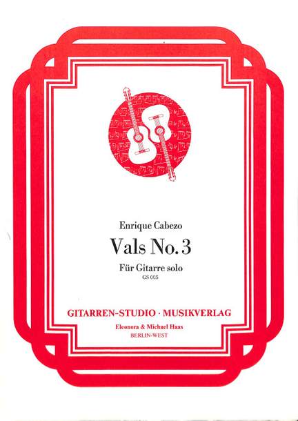 Cabezo, E: Vals 3