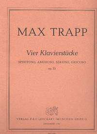 Trapp, M: 4 Klavierstücke op 35