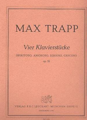 Trapp, M: 4 Klavierstücke op 35