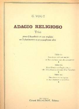 Vogt, G: Trio (Adagio religioso)
