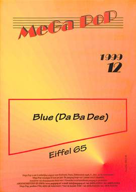 Eiffel 65: Blue (da ba dee) 12