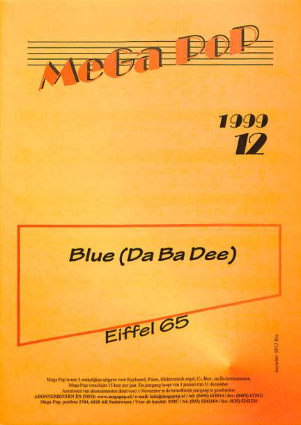 Eiffel 65: Blue (da ba dee)