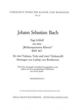 Bach, J S: Fuge b-moll (wohltemperiertes Klavier BWV 867)