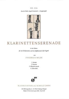 Milde, F: Klarinettenserenade