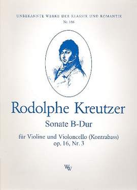 Kreutzer, R: Sonate B-Dur op 16/3
