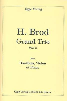 Brod, H: Grand Trio op 15