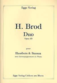 Brod, H: Duo op 43