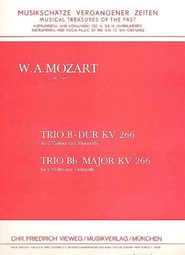 Mozart, W A: Trio B-Dur KV 266