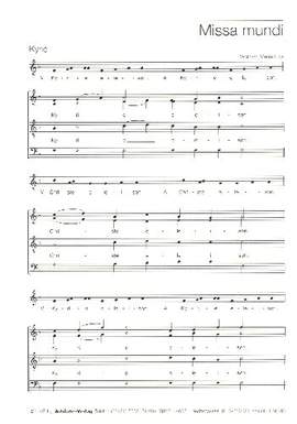 Menschick, W: Missa mundi