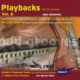 Häne, M: Playbacks für Drummer 6 - odd grooves