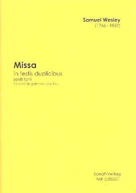 Wesley, S: Messe - missa duplicibus 6 Toni