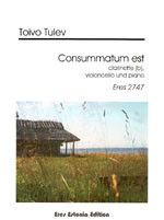 Tulev, T: Consummatum est