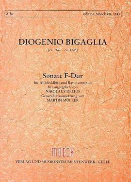 Bigaglia, D: Sonate F-Dur