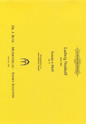 Neuhoff, L: Sonate e-moll op 11